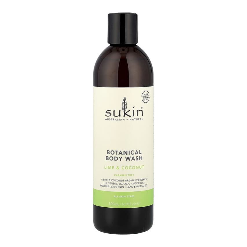 Botanical Body Wash, All Skin Types, Lime & Coconut