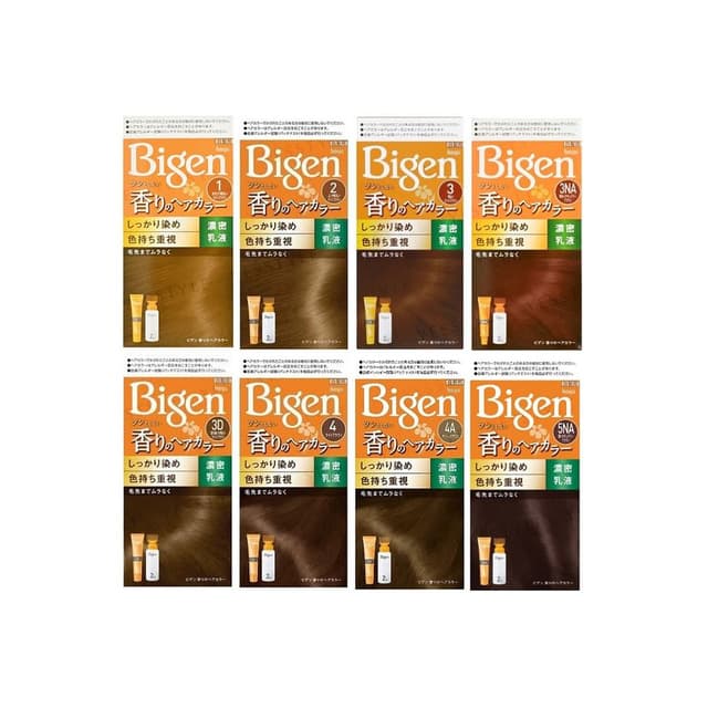 Bigen Fragrant Hair Color Emulsion, #4 Light Brown