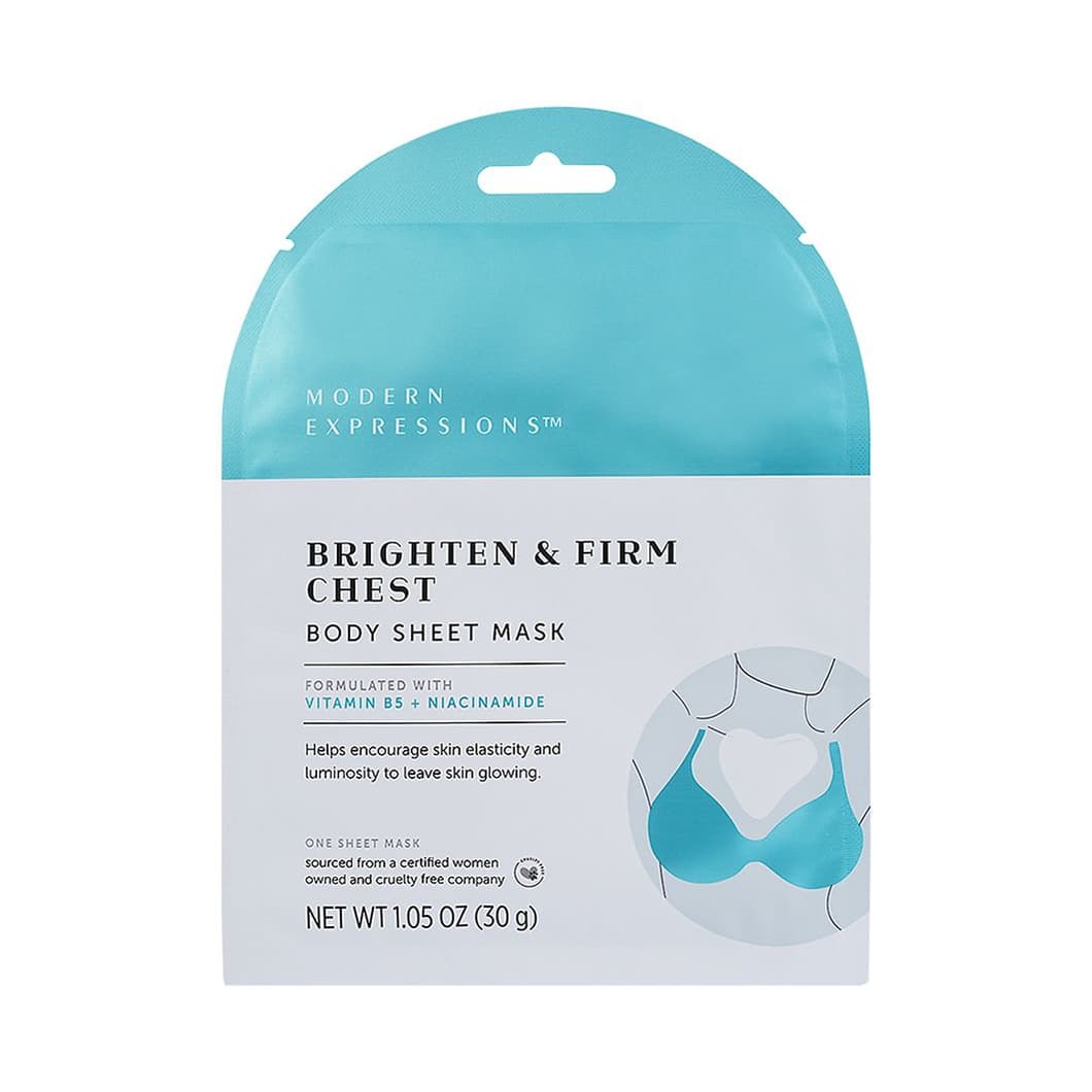 Brighten & Firm Chest Body Sheet Mask Artificial Fragrance Free