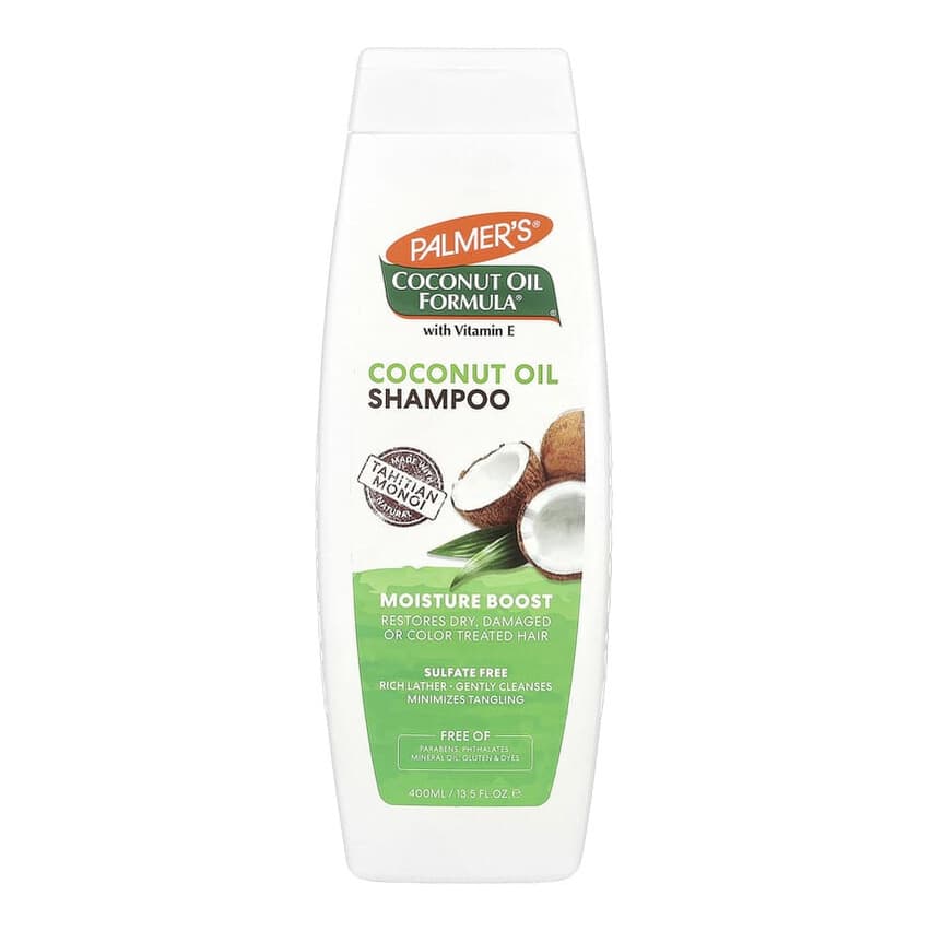 Coconut Oil Formula® with Vitamin E, Coconut Oil Shampoo, Moisture Boost, Dry, Damaged or Color Treated Hair