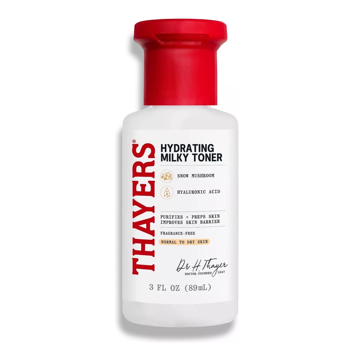 Milky Hydrating Face Toner with Snow Mushroom and Hyaluronic Acid
