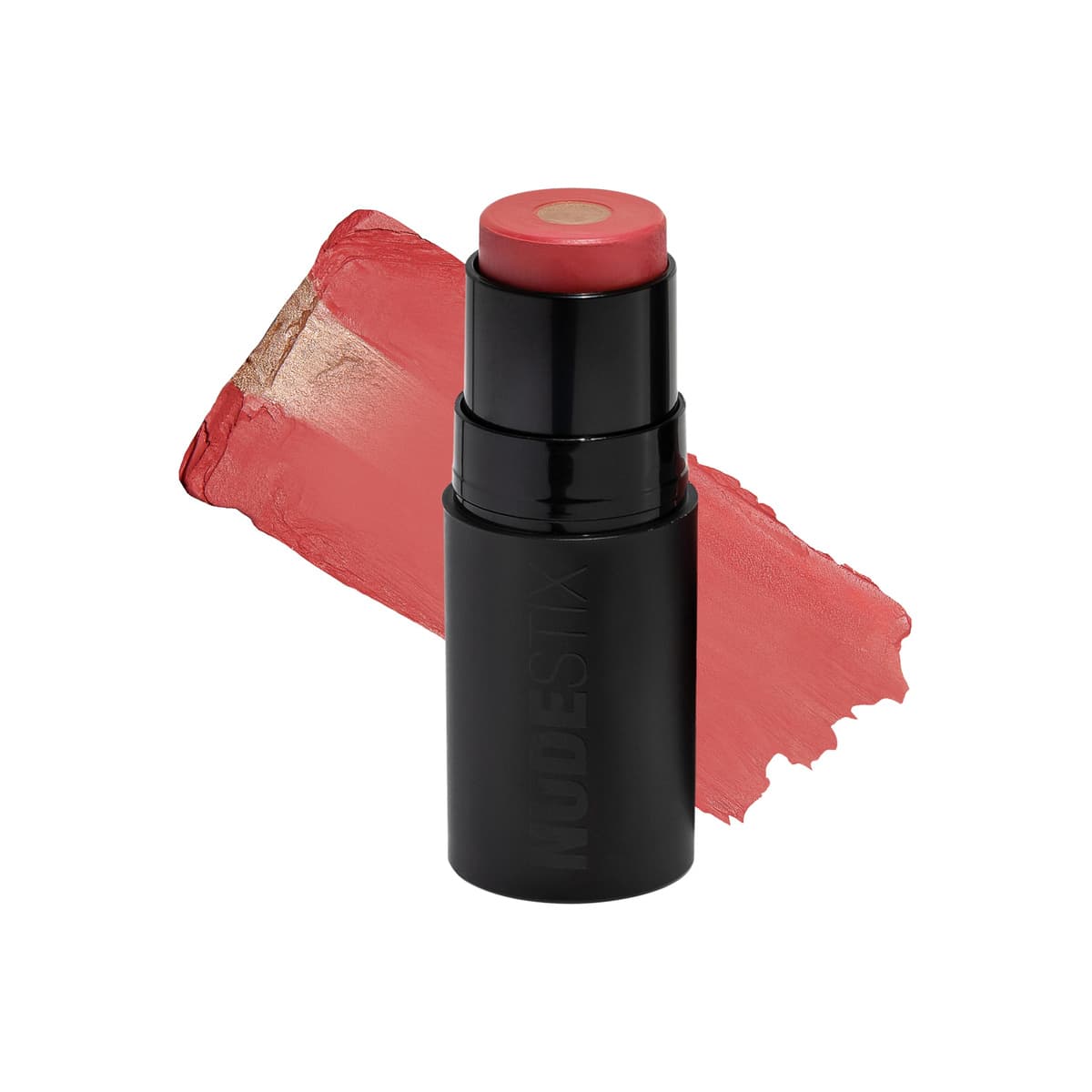 Nudies Matte + Glow Core All Over Face Plumping Peptide Blush, Sunset Gold