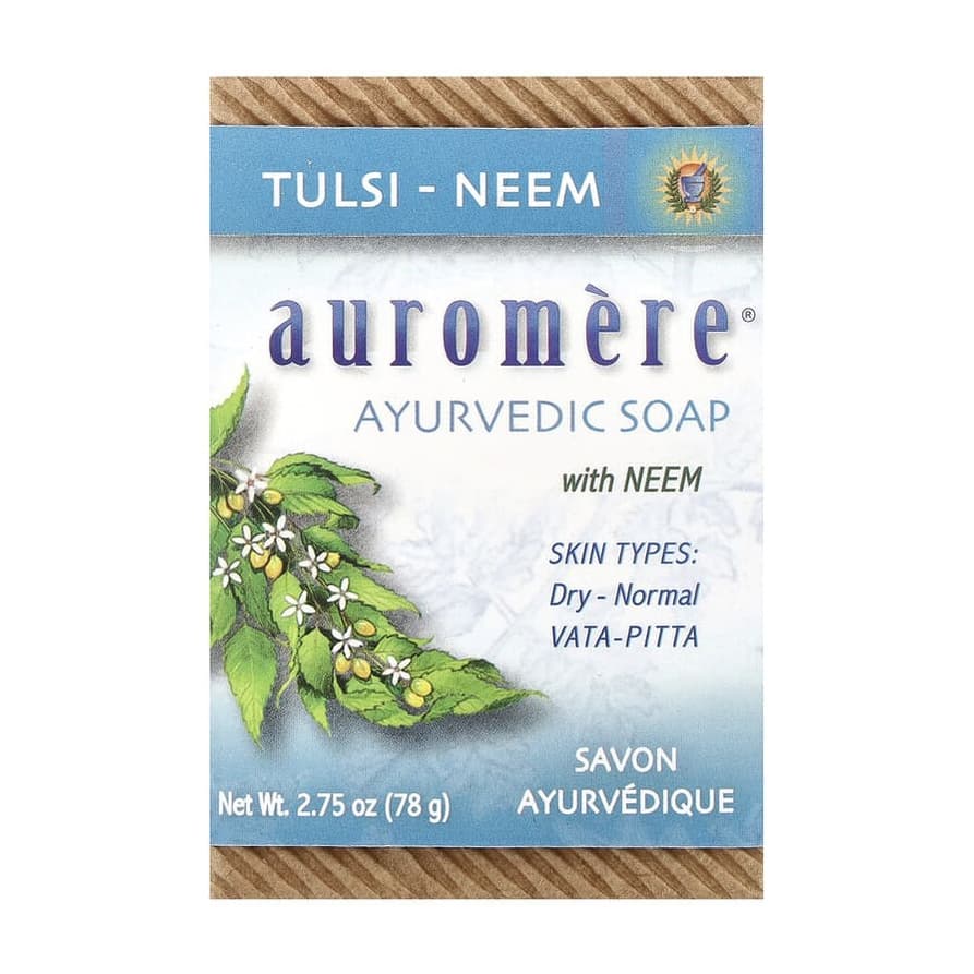 Ayurvedic Bar Soap with Neem, Tulsi-Neem