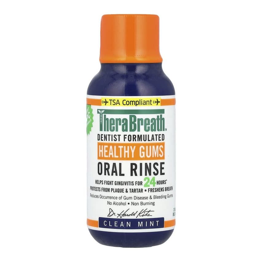 Healthy Gums Oral Rinse, Clean Mint