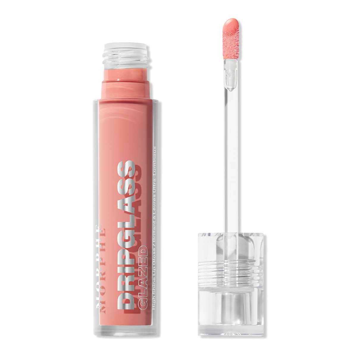Dripglass Glazed High Shine Lip Gloss, Polished Peach