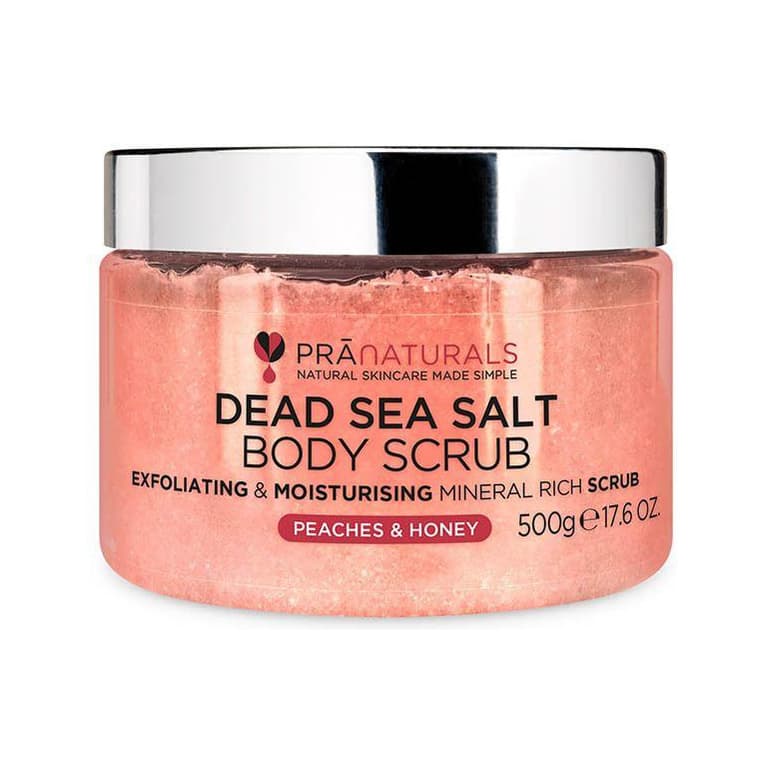 Dead Sea Salt Body Scrub - Peach & Honey