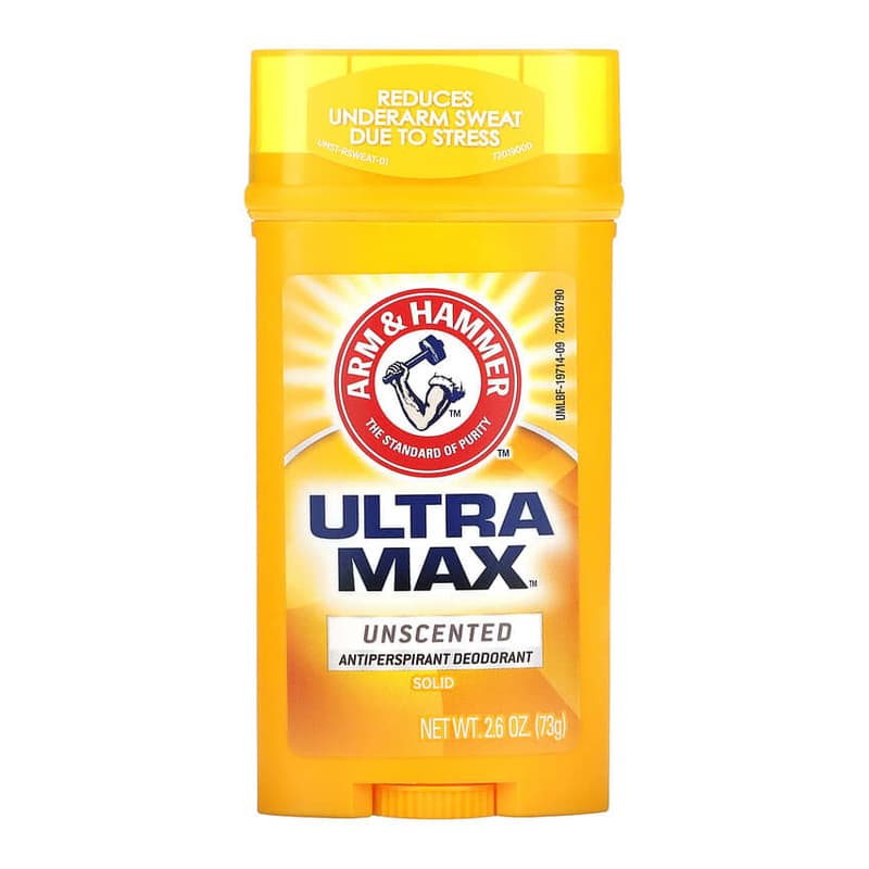 UltraMax, Solid Antiperspirant Deodorant, Unscented
