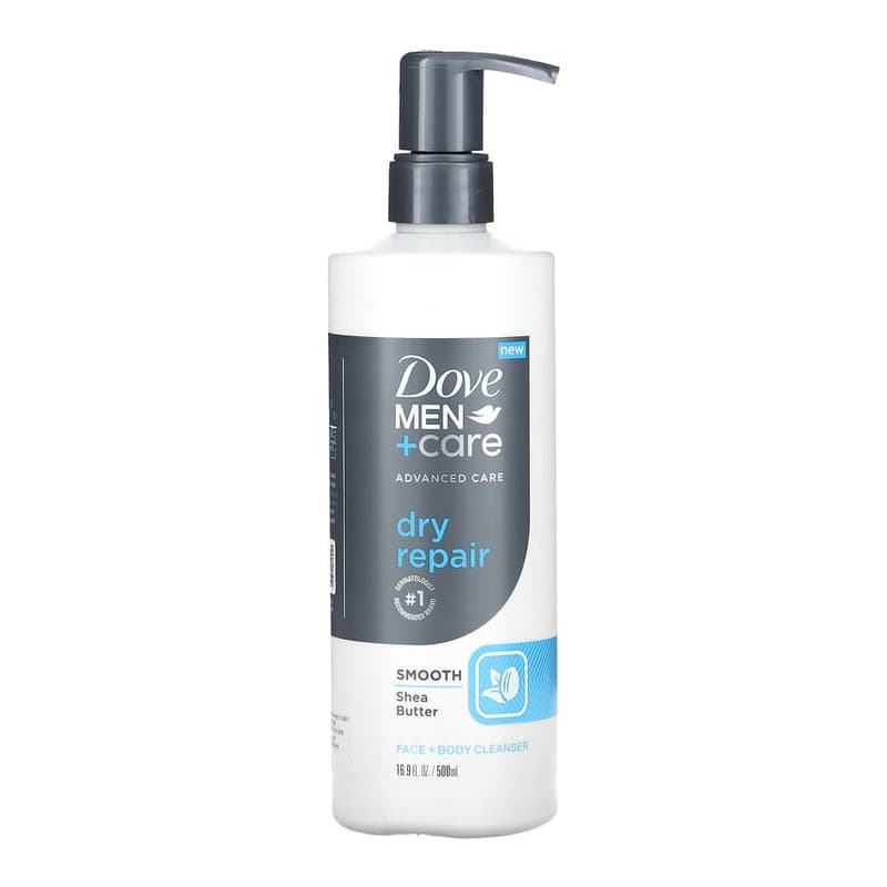 Men+Care, Face + Body Cleanser, Dry Repair