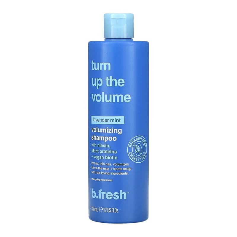 Turn Up the Volume, Volumizing Shampoo, For Fine, Thin Hair, Lavender Mist
