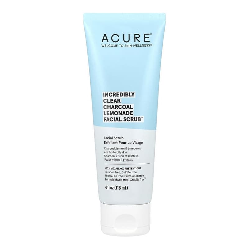 Incredibly Clear, Charcoal Lemonade Facial Scrub