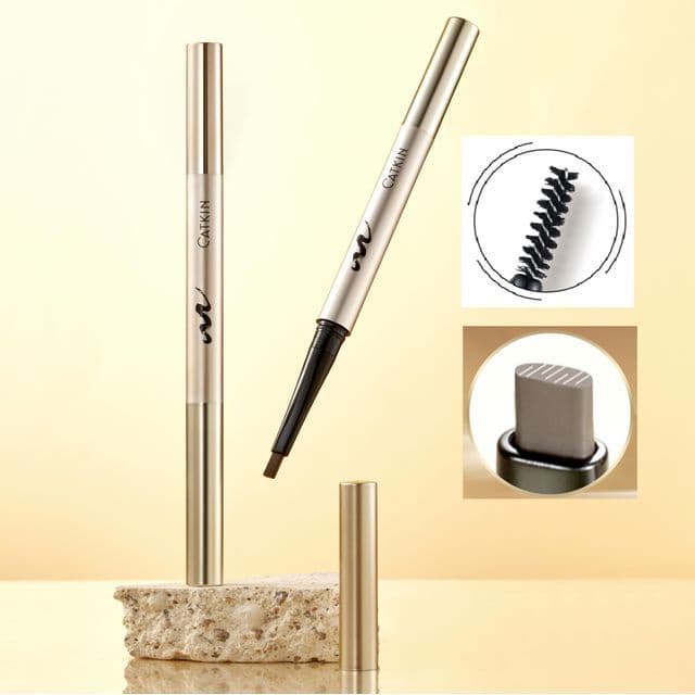 2 in 1 Eyebrow Pencil With Refill, #C04 Grey