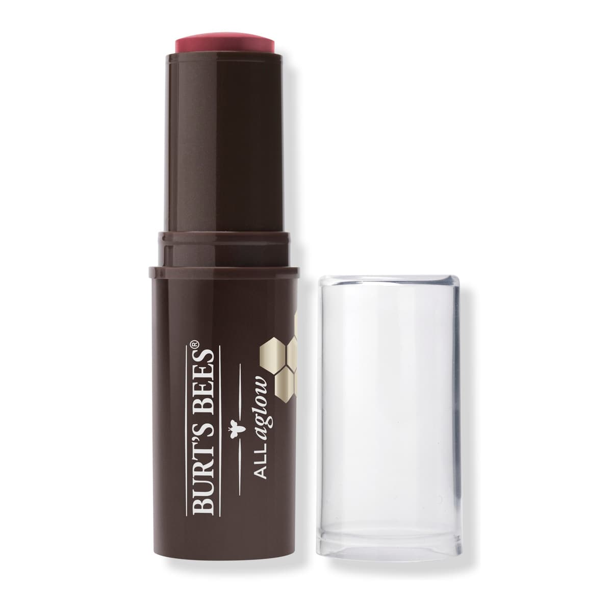 100% Natural All Aglow Lip & Cheek Stick, Dahlia Dew
