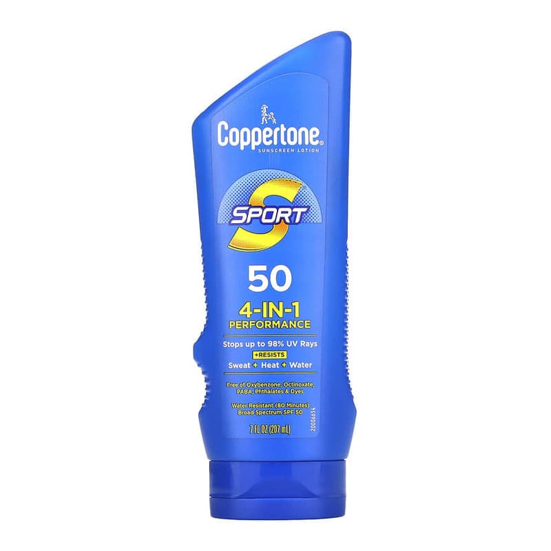 Sport, Sunscreen Lotion, 4-In-1 Performance, SPF 50