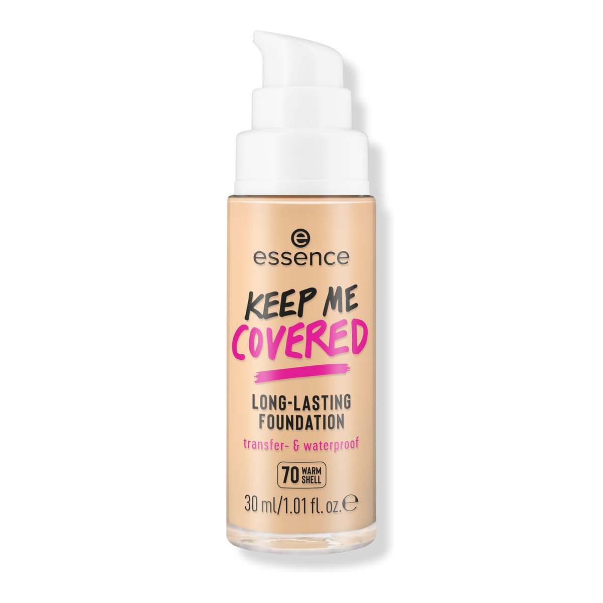 Keep Me Covered Long-Lasting Foundation, Warm Shell