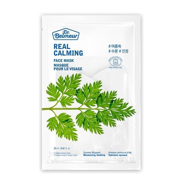 Dr. Belmeur Real Calming Face Mask, Summer Mugwort