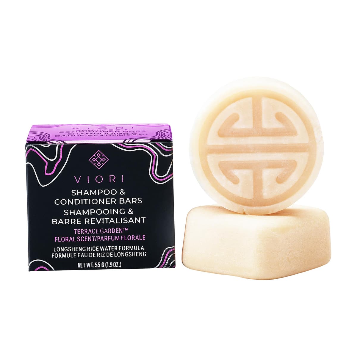 Mini Terrace Garden Shampoo & Conditioner Bar Set