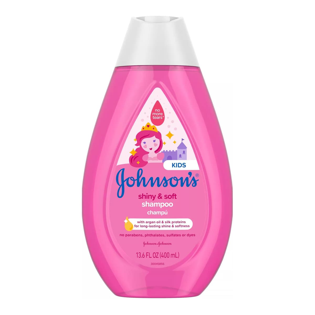 Kids' Shiny & Soft Shampoo with Argan Oil & Silk Proteins, for Toddlers' Hair