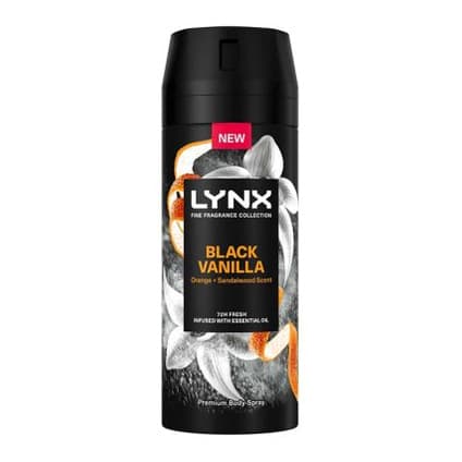 Fine Fragrance Collection Premium Deodorant Bodyspray Black Vanilla