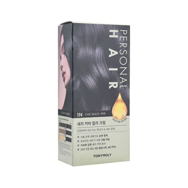 Personal Hair Color Cream, #1N Chic Black