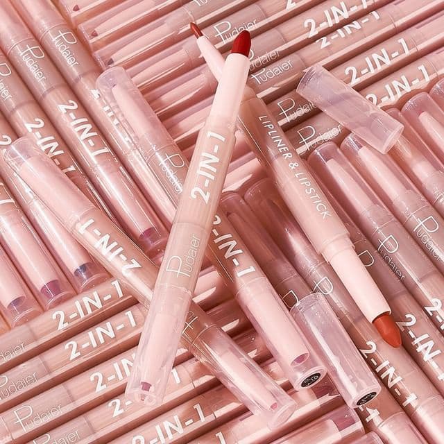 Dual Head Lip Liner & Lipstick, #13