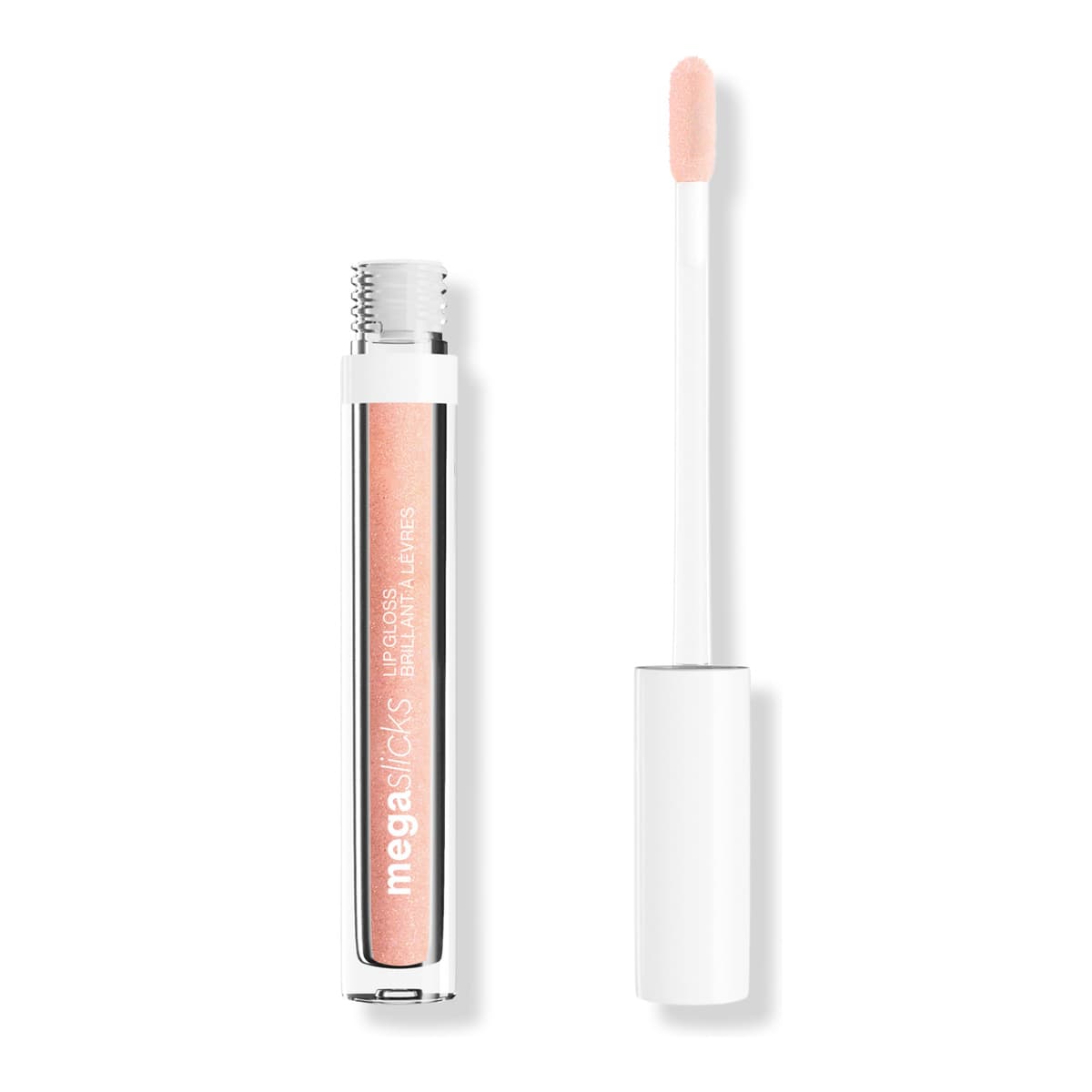Mega Slicks Lip Gloss, Pink Champagne Please