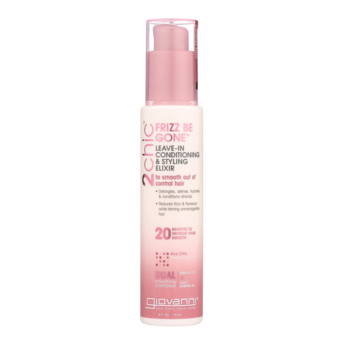 2Chic Frizz Be Gone Leave-In Conditioner Shea Butter and Sweet Almond Oil
