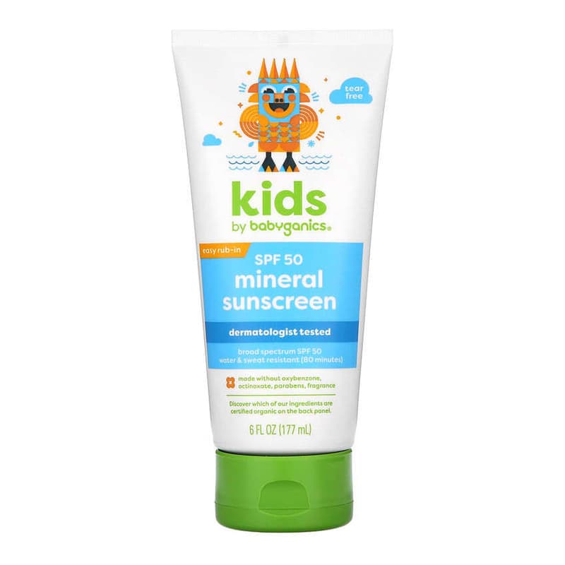 Kids, Mineral Sunscreen, SPF 50