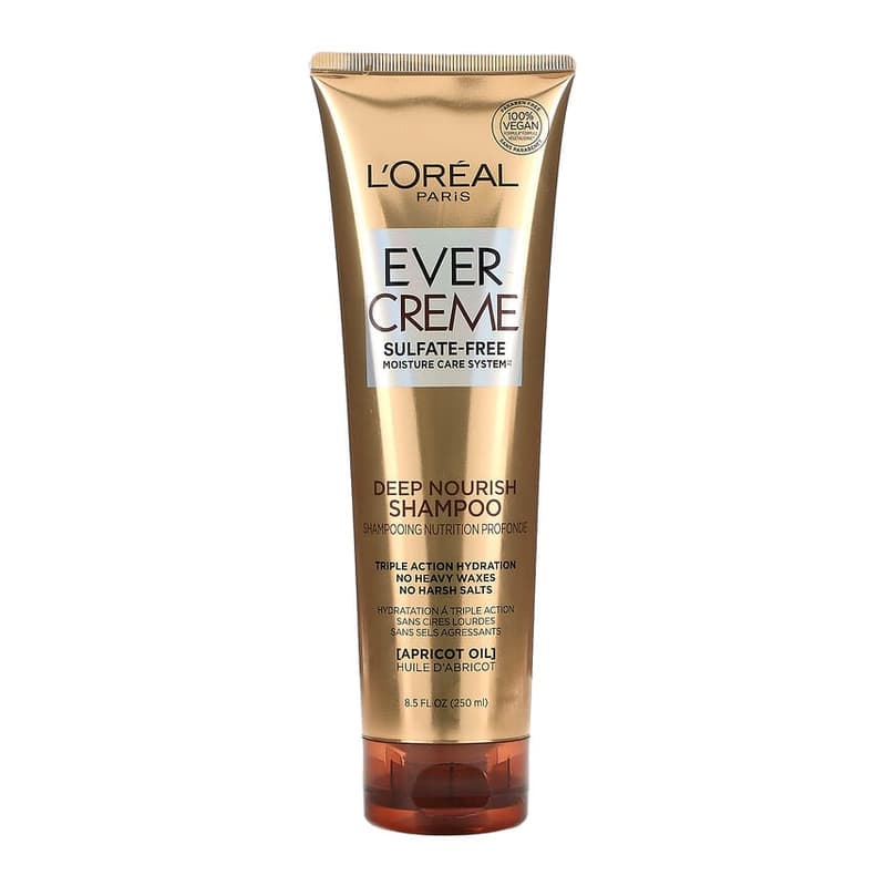 Ever Creme, Deep Nourish Shampoo with Apricot Oil