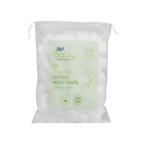 Baby Organic Cotton Wool Balls 100s