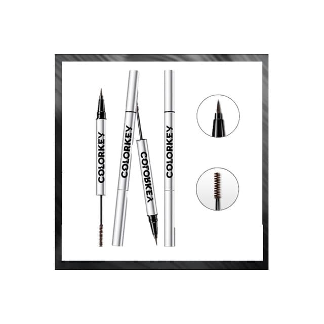 DUAL-END EYELINER MASCARA, #02 Mocha Brown