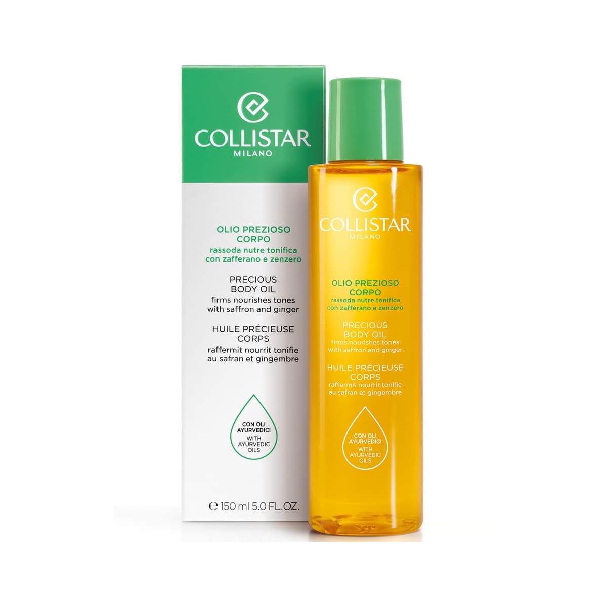 Precious Body Oil Firms Nourishes Tones With Saffron and Ginger