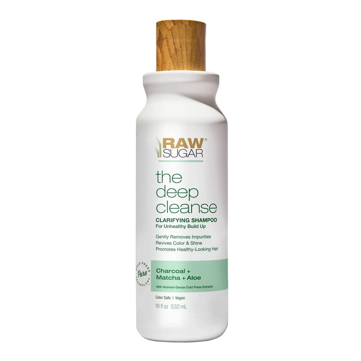 The Deep Cleanse Clarifying Shampoo - Charcoal + Matcha + Aloe