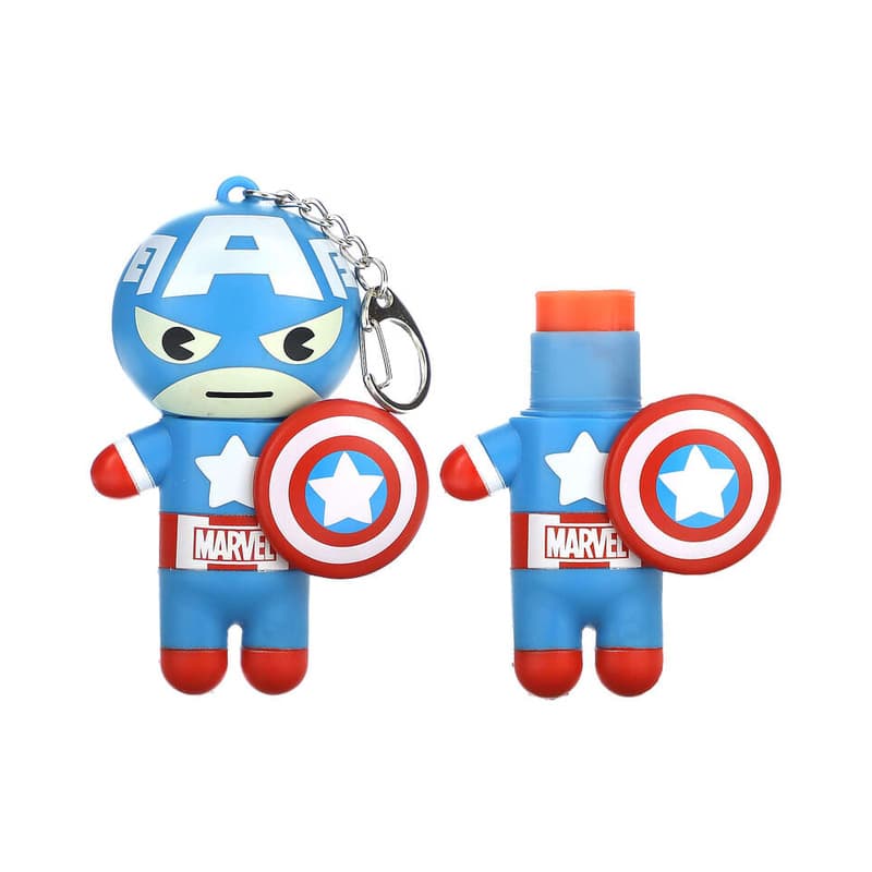 Marvel, Lip Balm, Captain America, Red, White & Blue-Berry
