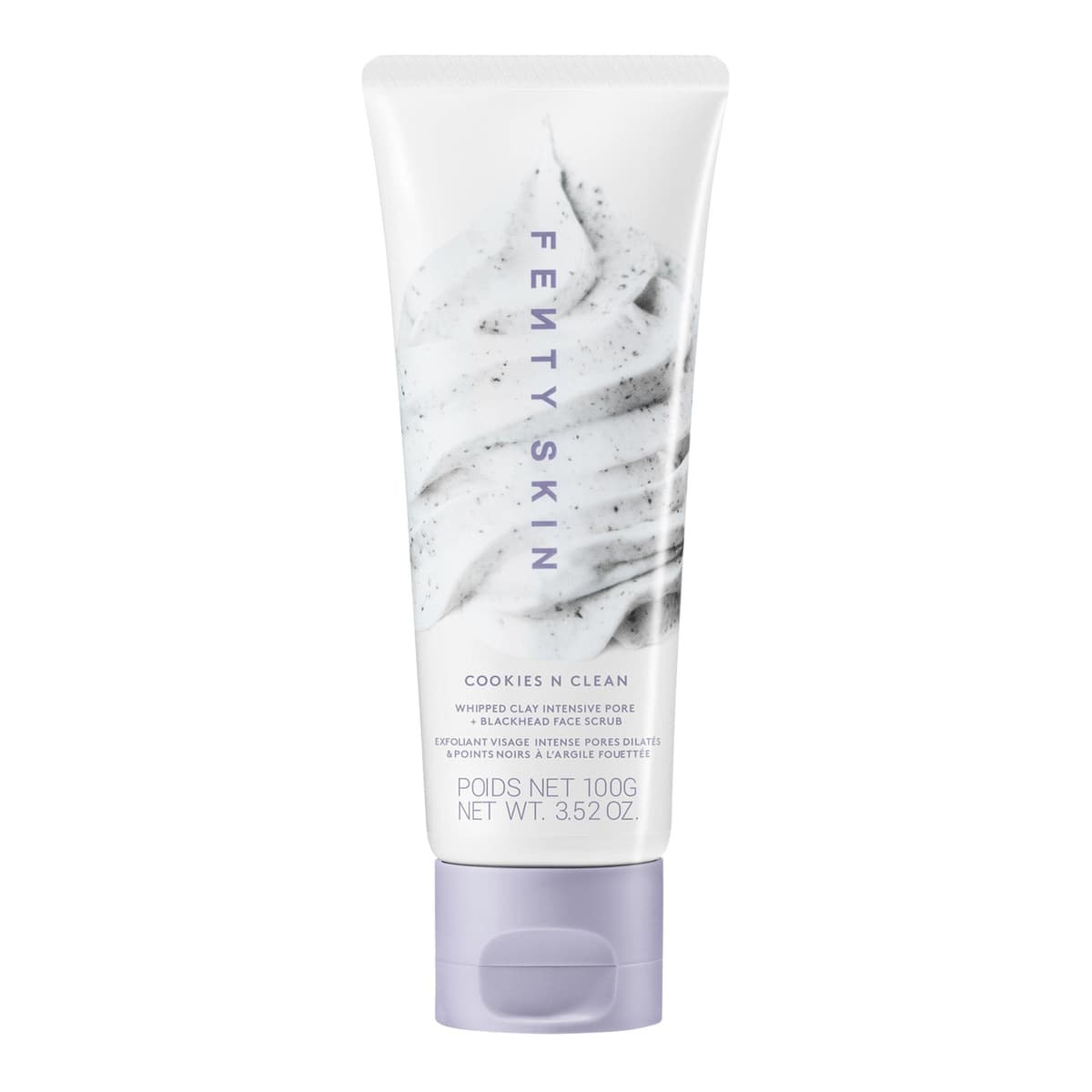 Cookies N Clean Whipped Clay Intensive Pore + Blackhead Face Scrub with Volcanic Sand + Charcoal