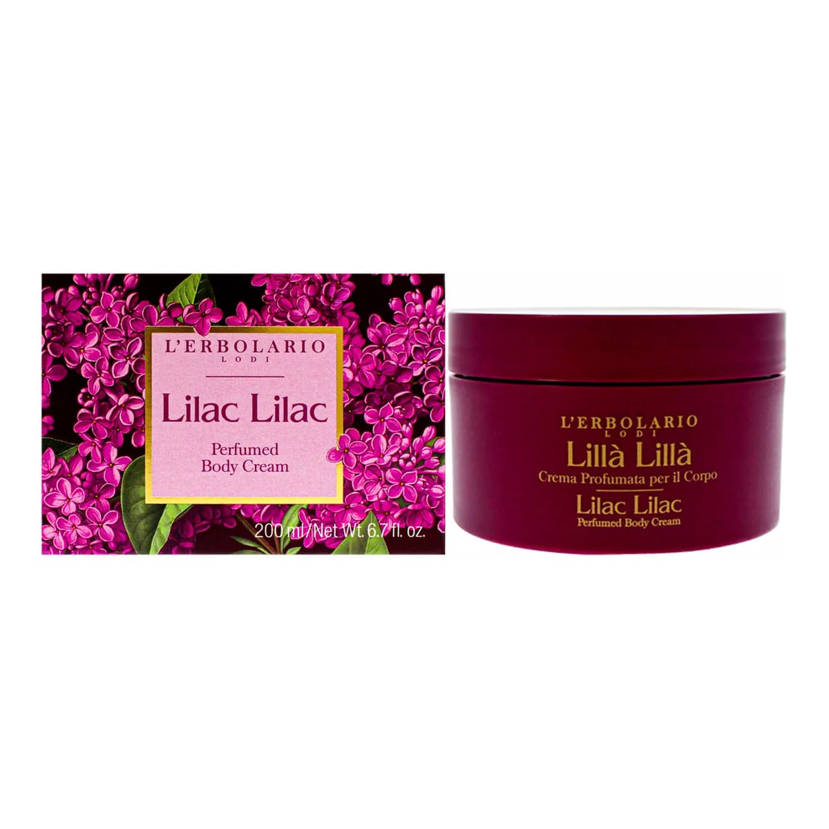 Lilac Lilac Perfumed Body Cream by LErbolario for Women - Body Cream
