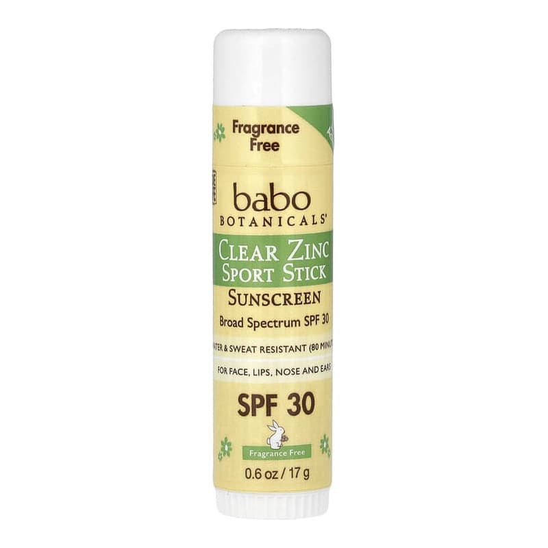 Clear Zinc Sport Stick Sunscreen, SPF 30