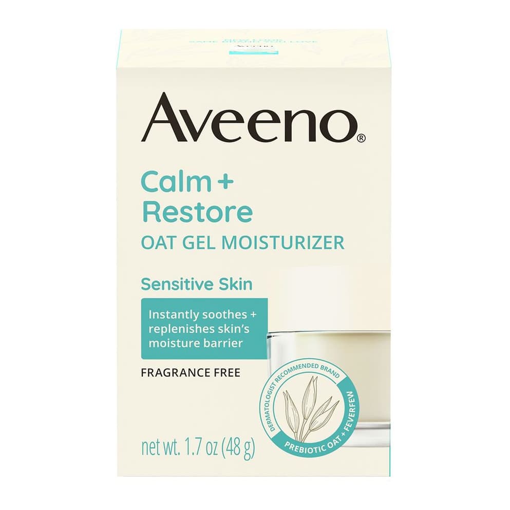 Calm + Restore Oat Gel Face Moisturizer, Sensitive Skin