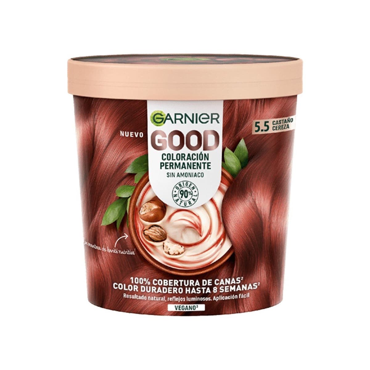 Good Permanent Hair Dye 5.5 Auburn Hibiscus Brown