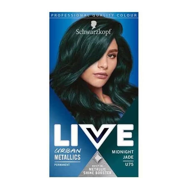 Urban Metallics Permanent Green Hair Dye Midnight Jade