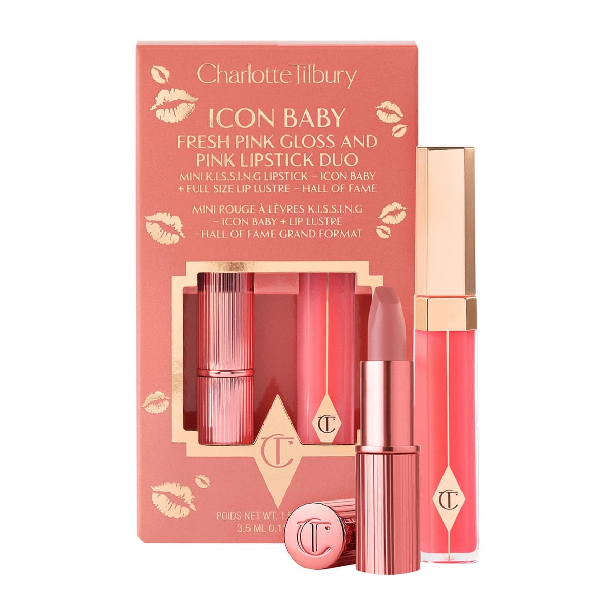 K.I.S.S.I.N.G Lipstick and Lip Gloss Duos, Icon Baby