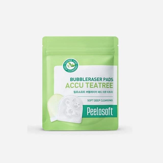 Peelosoft Bubbleraser Pads ACCU Teatree Refill Only