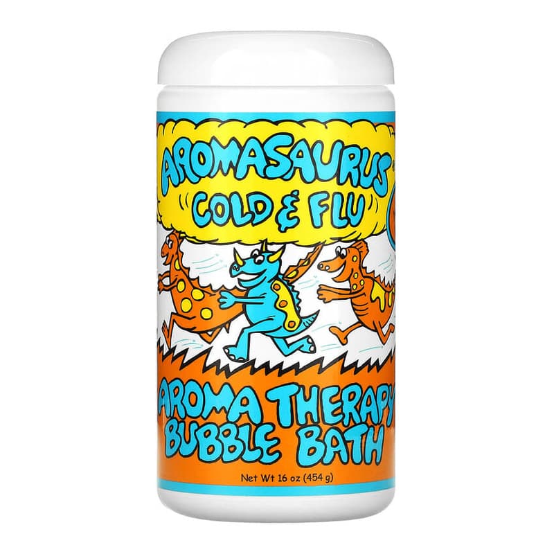 Aromasaurus Cold & Flu, Aroma Therapy Bubble Bath For Children