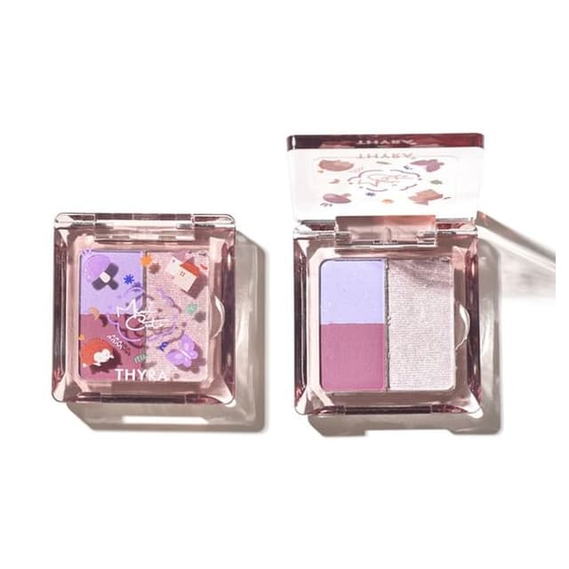 Mini Cute 3 Color Eyeshadow, #E23 Taro