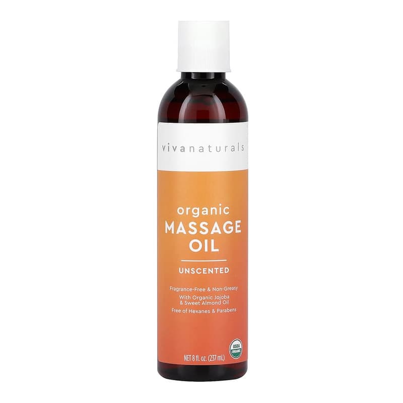 Organic Massage Oil, Unscented