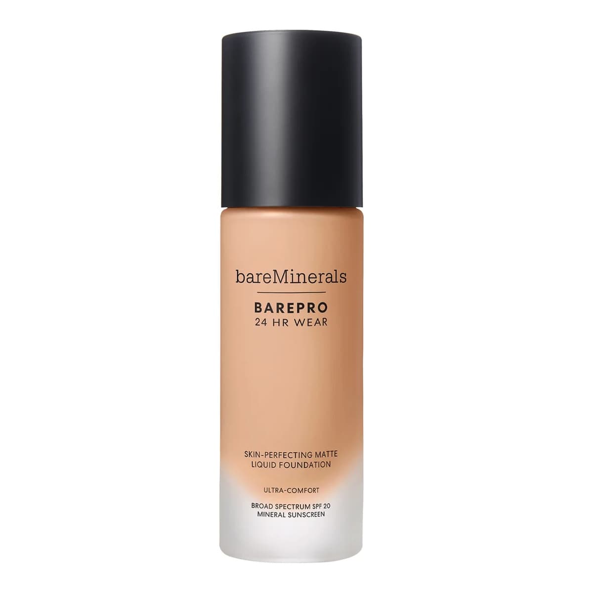 BAREPRO 24 Hour Matte Liquid Foundation Mineral SPF 20, Light 26 Cool