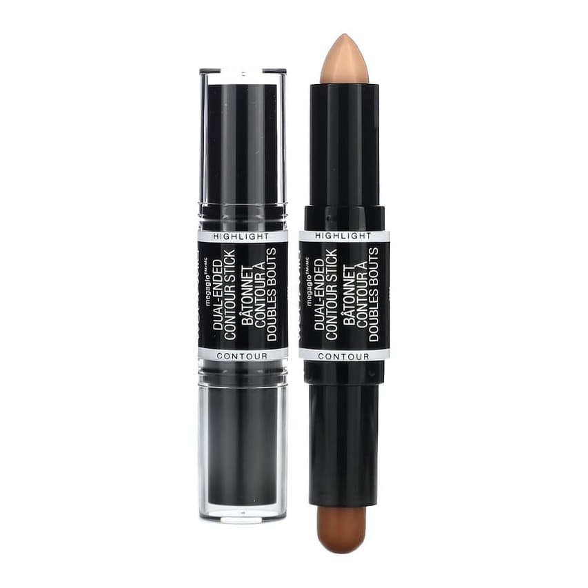 MegaGlo, Dual-Ended Contour Stick, Medium/Tan