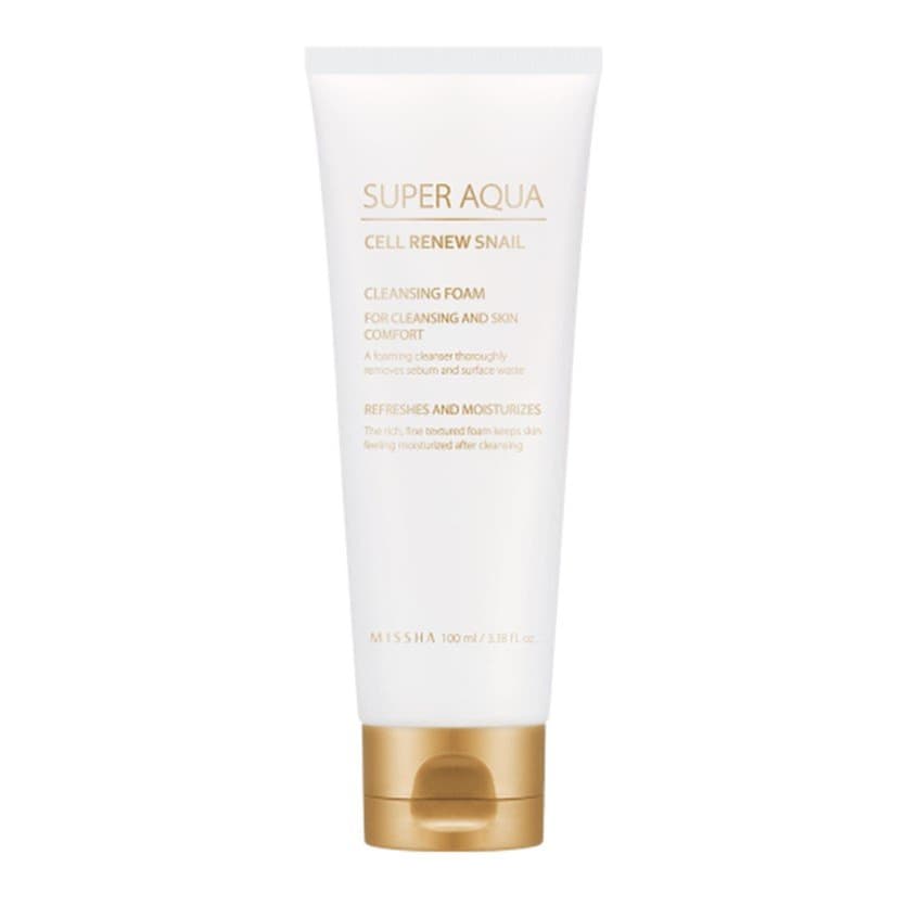Super Aqua Cell Renew Snail Cleansing Foam