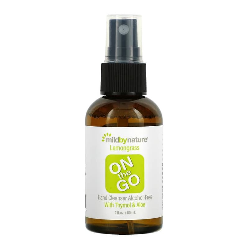 On The Go Hand Cleanser, Alcohol-Free, Lemongrass