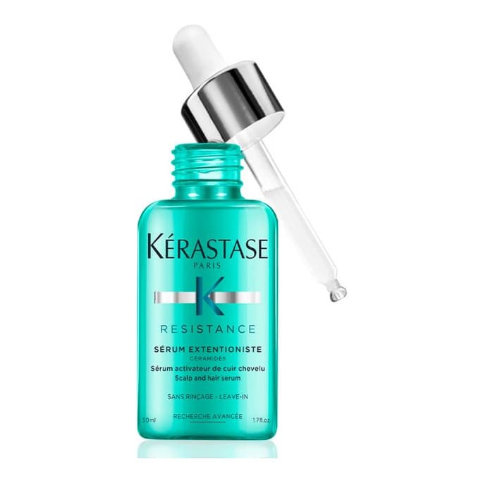 Kérastase Resistance, Conditioning Leave-In Scalp & Hair Serum, For Long Hair, With Ceramides, Sérum Extentioniste