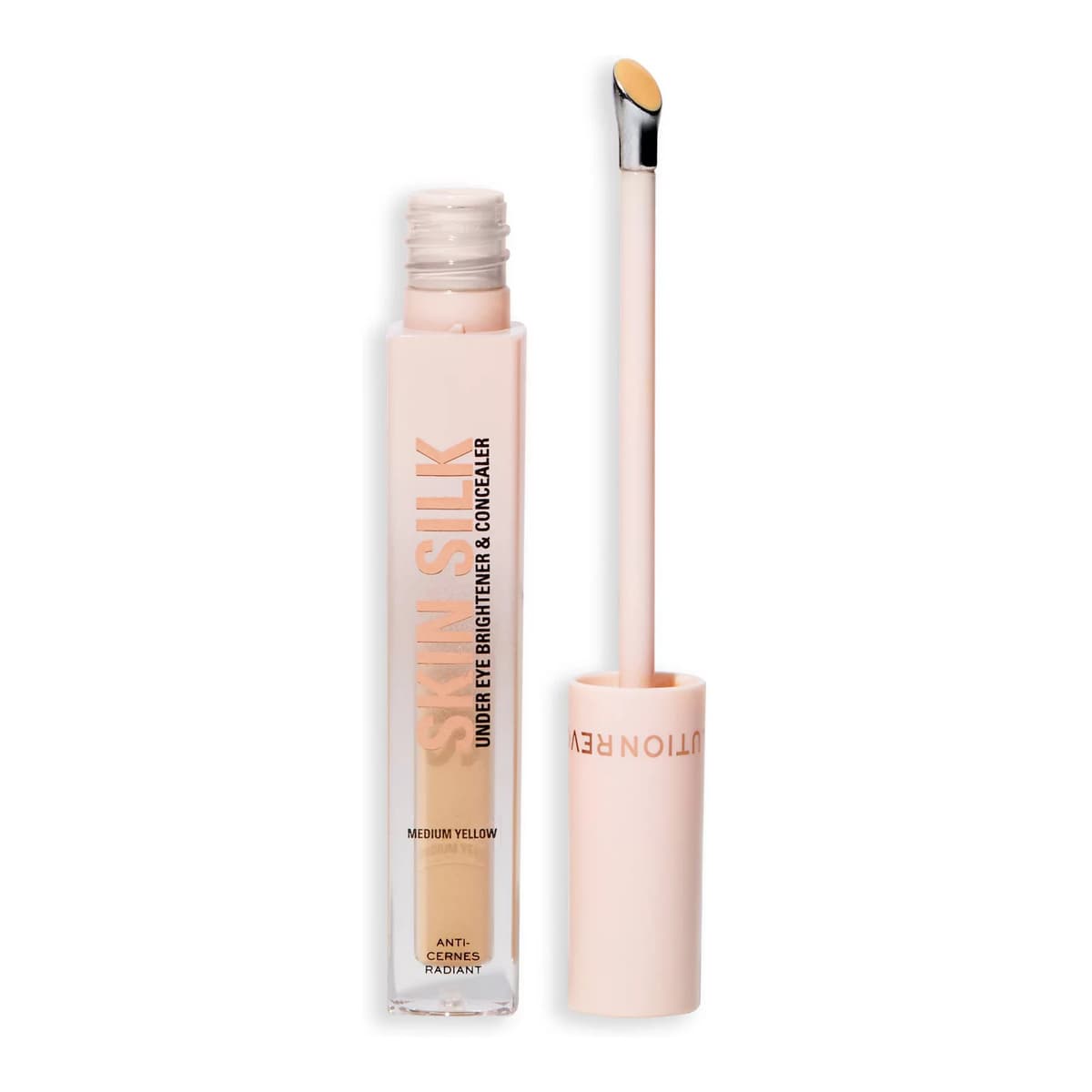 Skin Silk Serum Under Eye Brightener & Concealer, Medium Yellow